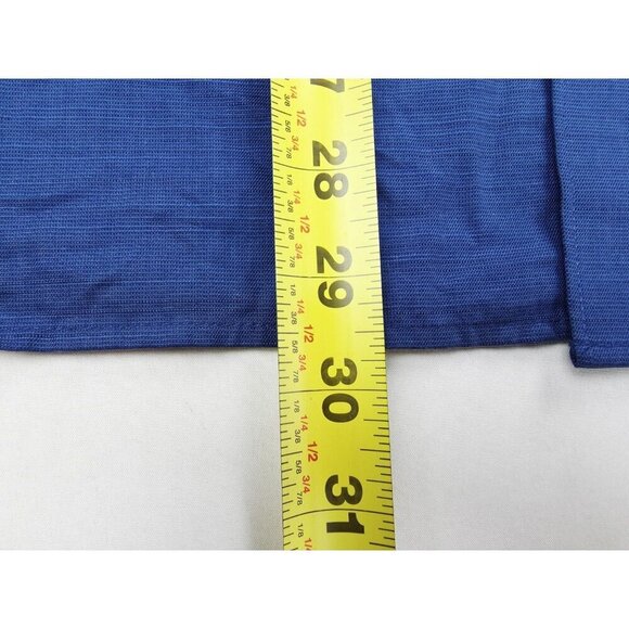 Calvin Klein Size Large Navy Short Sleeve Logo Tag Mens Cotton Pocket Shirt NWT - Picture 10 of 12